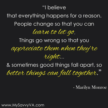 Learn to Let Go